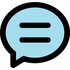 chat bubble icon vector
