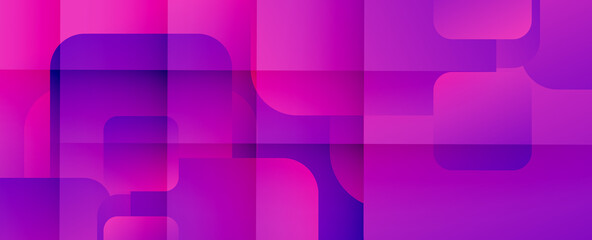 Square shapes composition geometric abstract background. 3D shadow effects and fluid gradients. Modern overlapping forms