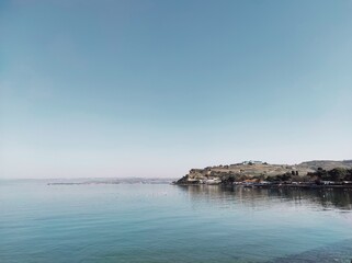view of the sea from the sea