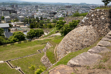 鳥取城の巻石垣