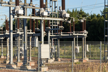 Electric substation tower for generating energy