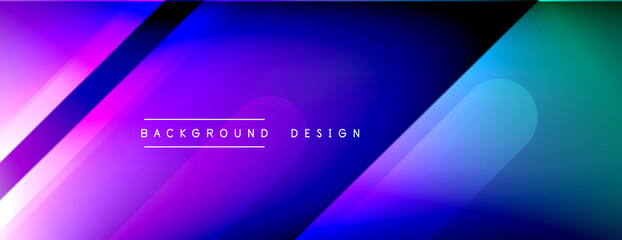 Dynamic lines abstract background. 3D shadow effects and fluid gradients. Modern overlapping forms