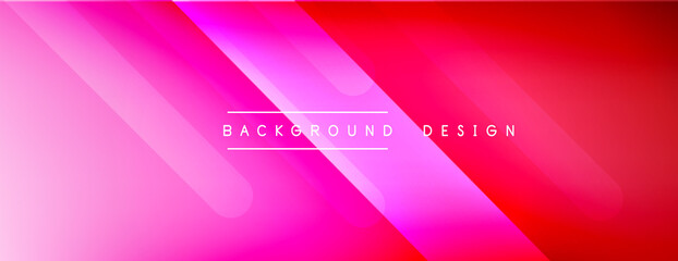 Dynamic lines abstract background. 3D shadow effects and fluid gradients. Modern overlapping forms