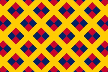 Simple geometric pattern in the colors of the national flag of Chad