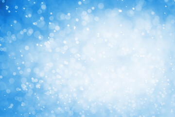 Blue bokeh background