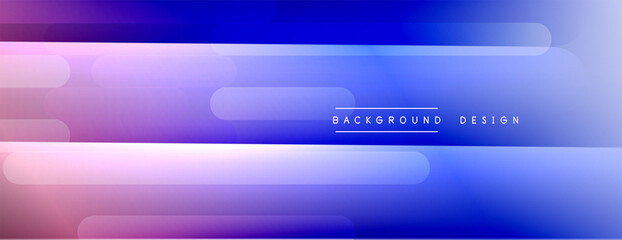 Obraz premium Dynamic lines abstract background. 3D shadow effects and fluid gradients. Modern overlapping forms