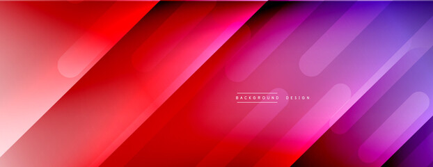 Dynamic lines abstract background. 3D shadow effects and fluid gradients. Modern overlapping forms