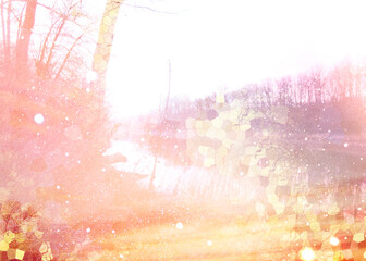 spring background with flowers