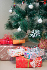 gifts under the tree