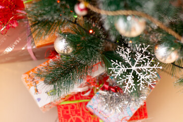 snowflake on the tree