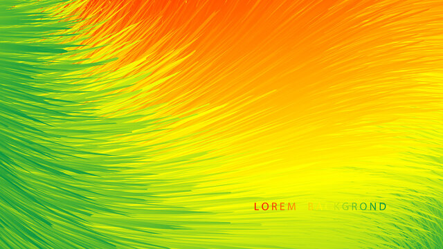 Abstract Rasta Background Fury Painting. Vector Design.