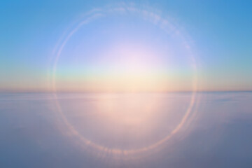 clouds drone view sunset abstract aerial