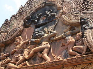 ラーマーヤナのレリーフ