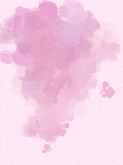 Obraz premium 背景素材 水彩 ピンク