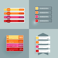 Infographics design vector. Modern infographic design templatet presentation