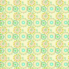 Hand-drawn abstract greeting cards, fabrics, wallpaper, tiles.Decorative vector illustrations