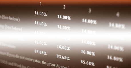 Financial accounting of profit summary graphs analysis. The business plan at the meeting and analyze financial numbers to view the performance of the company in stock market exchange.	
