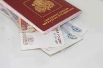 PASSPORT WALLET CHARGING TICKETS AND MONEY - ALL YOU NEED FOR TRAVELING