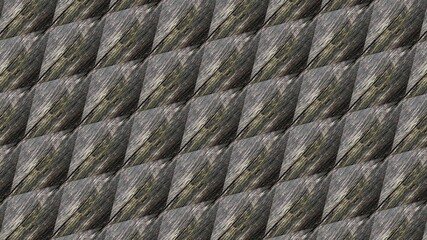 Unique background for wrappings paper, wallpaper, textile and surface design. Creative seamless pattern. Collage.