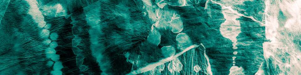 Mint Bleach Dye Effect. Abstract Watercolor - obrazy, fototapety, plakaty
