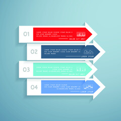 Fototapeta premium Infographics design vector. Modern infographic design templatet presentation