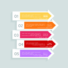 Infographics design vector. Modern infographic design templatet presentation