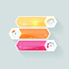 Infographics design vector. Modern infographic design templatet presentation