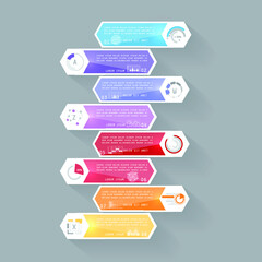 Obraz premium Infographics design vector. Modern infographic design templatet presentation