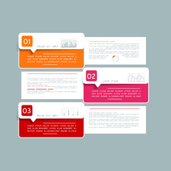 Infographics design vector. Modern infographic design templatet presentation