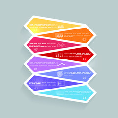 Infographics design vector. Modern infographic design templatet presentation