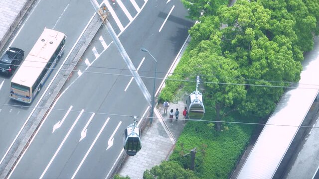 横浜エアキャビン　みなとみらい　2021年5月撮影