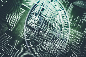 Gold coins stacks is representing riches and wealth management. Coin stack growing and find out the way to get a return on investment. Finance and money exchange investment as concept.	