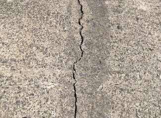 old cracked wall