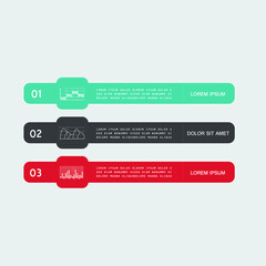 Infographics design vector. Modern infographic design templatet presentation