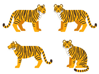 虎のイラストセット