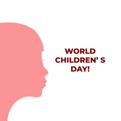 Universal Children's Day greeting card