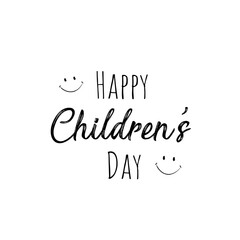 Happy International Children's Day greeting card