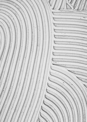 Texture of the Adhesive Mix for laying ceramic tiles.