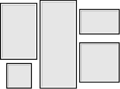 illustration of a set of frames
