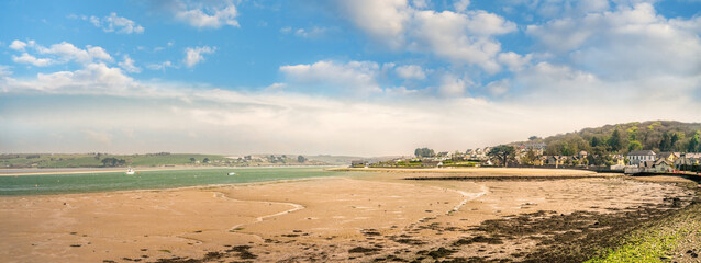 Panoramic view of Courtmacsherry in spring