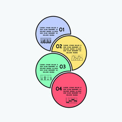 Infographics design vector. Modern infographic design templatet presentation