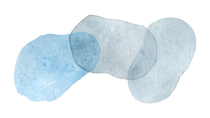 Watercolor abstract gray blue background in a minimalistic fashion style