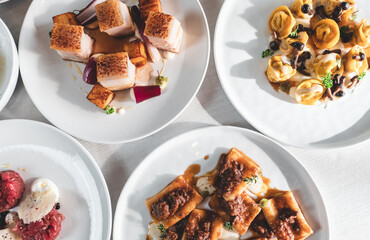 food gourmet dessert michelin star dolce salato pasticceria pastry chef commis cuisine gourmand kitchen italian cuisine patissier plating - Luca Baldereschi