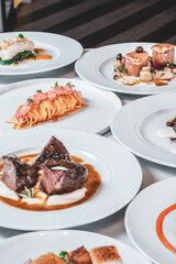 food gourmet dessert michelin star dolce salato pasticceria pastry chef commis cuisine gourmand kitchen italian cuisine patissier plating - Luca Baldereschi