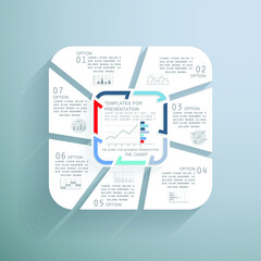 Templates for presentation, charts and graphs