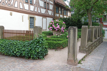 Fototapeta na wymiar Garten in Bietigheim-Bissingen