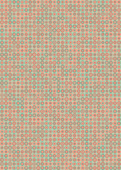 Abstract Geometric Pattern generative computational art illustration