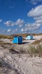 Huts on the beach Sweden, swedish huts - obrazy, fototapety, plakaty