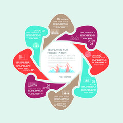 Templates for presentation, charts and graphs