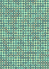 Abstract Geometric Pattern generative computational art illustration